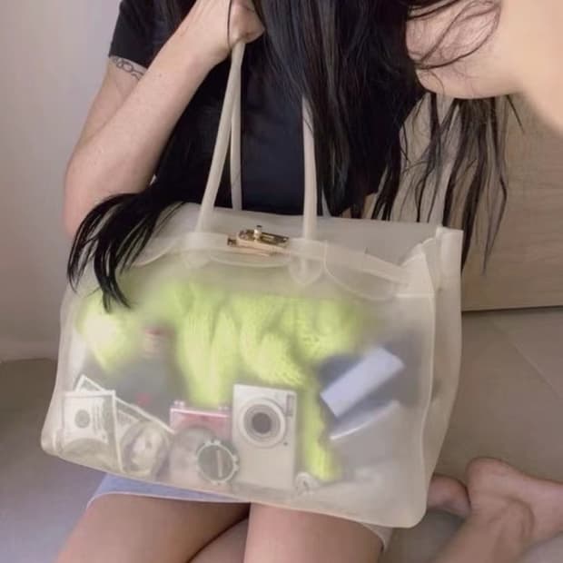 젤리 벌킨 숄더백 젤리백 키키쓰 벌킨백 아이