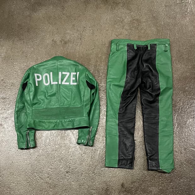 90s 독일 폴리자이 모터싸이클 슈트
