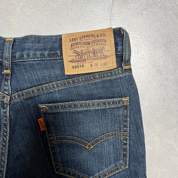 [28] 리바이스 02578 오렌지탭 청바지 W70 L82