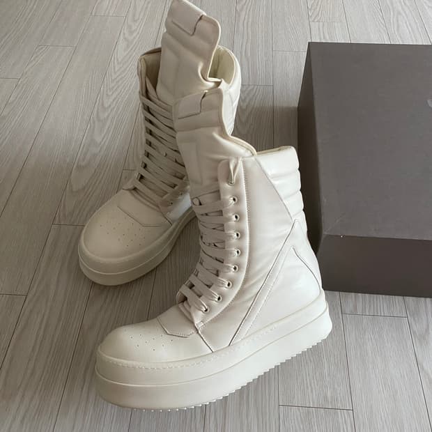 [43] 릭오웬스 SS25 메가 지오바스켓 밀크