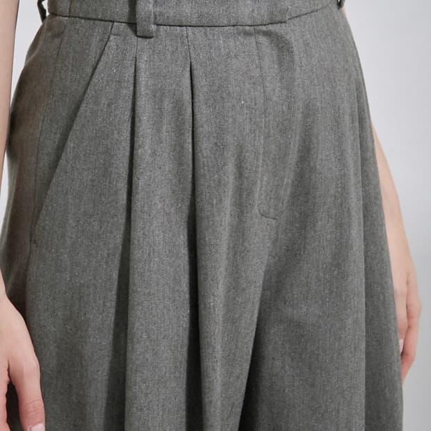 한섬 system 시스템 캐시미어블렌드 와이드 팬츠