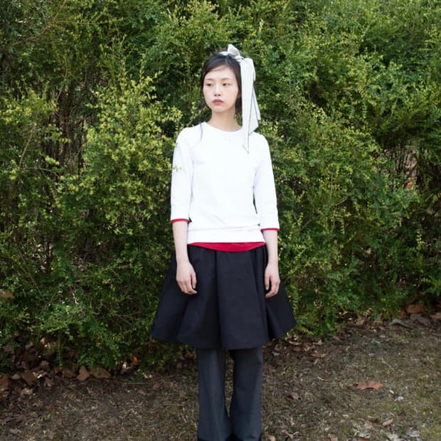 온스카 ONSKA  flare skirt (black)