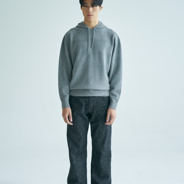 3] 폴브레이크 질롱 후드 니트 그레이 색상  판매합니다