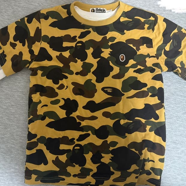 베이프 녹계 반팔