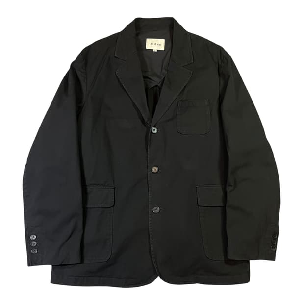 아트 이프 액츠 워시드 코튼 블레이저 자켓