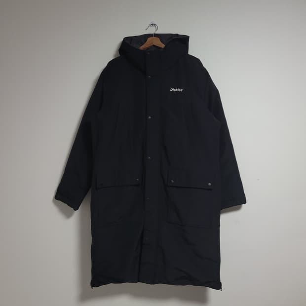 (XL) DICKIES 디키즈 리버시블 후드 양면 롱패딩