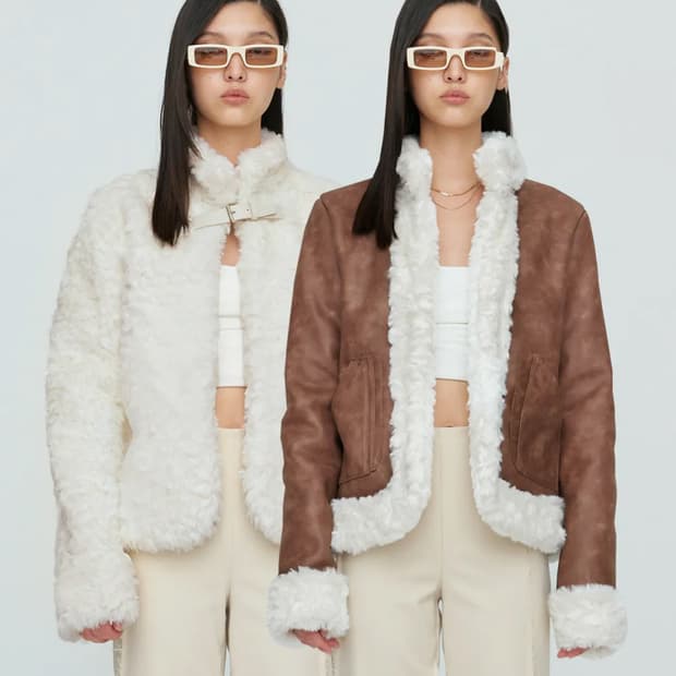 새상품 나체 리버시블 퍼자켓 