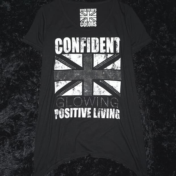 punk rhinestone flag t 