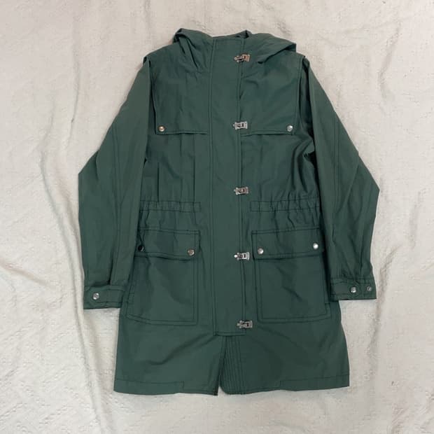 [90] 제이크루 여자 후드 쿵푸 야상 자켓