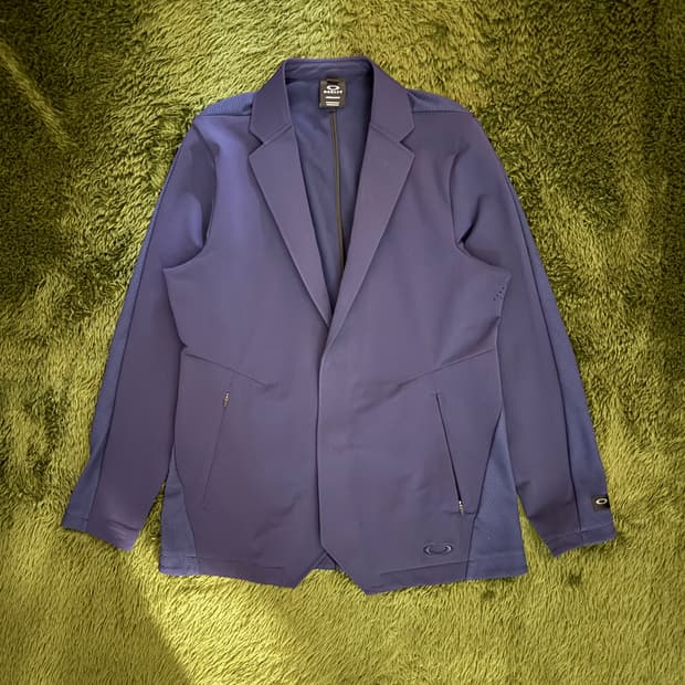 [S] 오클리 재팬 익스클루시브 테크니컬 폴리 블레이저 자켓 네이비