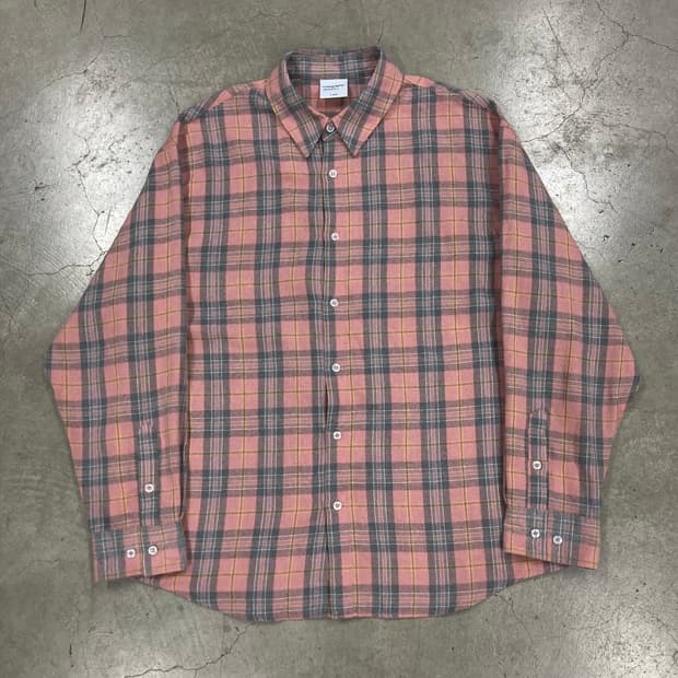 코드그라피 믹스 컬러 체크 패턴 셔츠