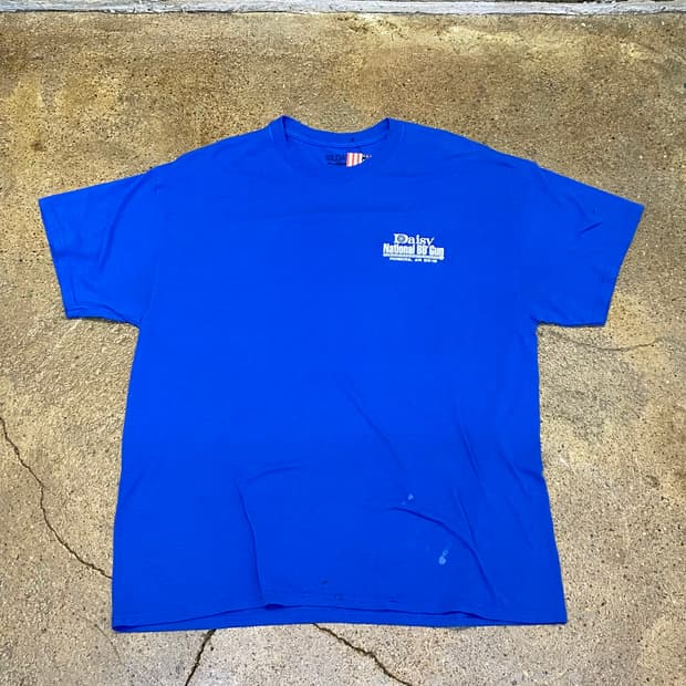 미국 빈티지 데이지499 길단 프린팅 반팔티 락티셔츠