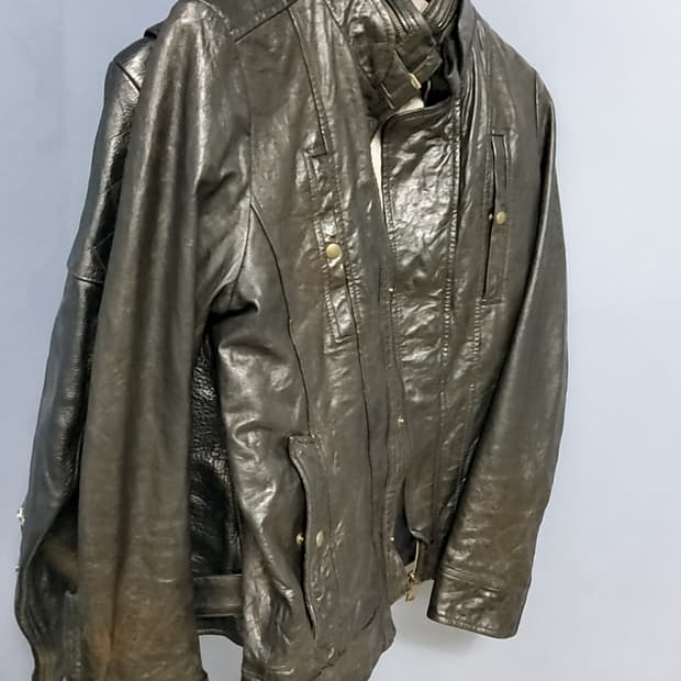 마에스트로 블루라운지 가죽자켓 100