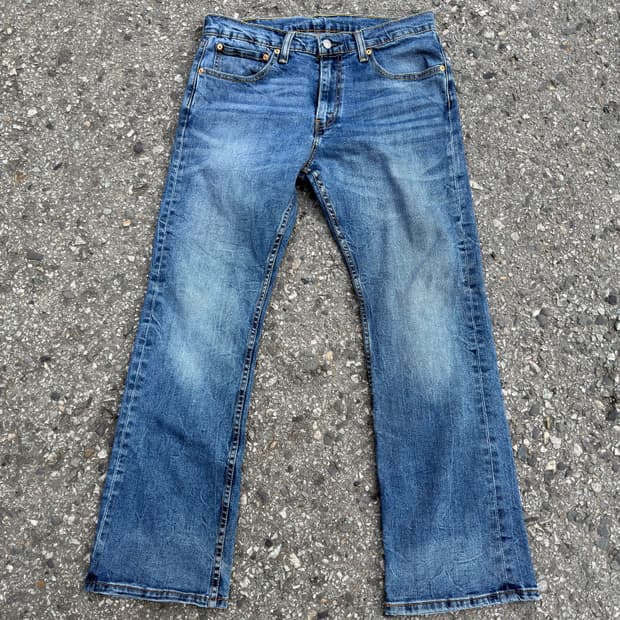 리바이스 527 부츠컷데님팬츠