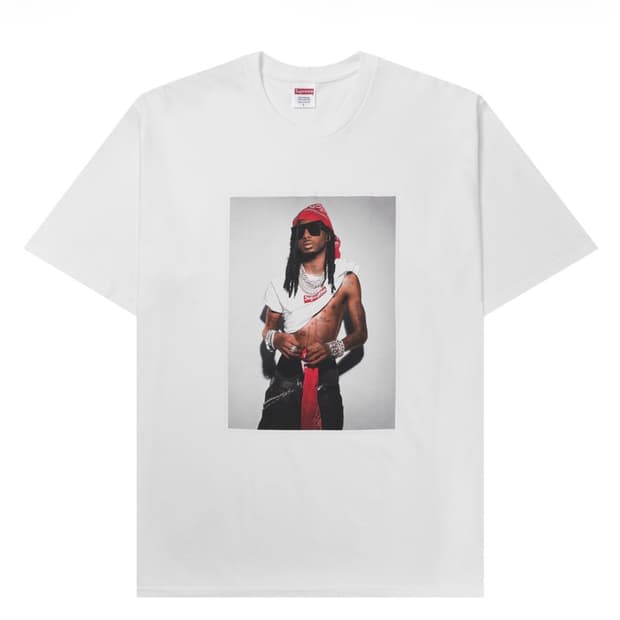 슈프림 카티 반팔 흰색 새상품 M