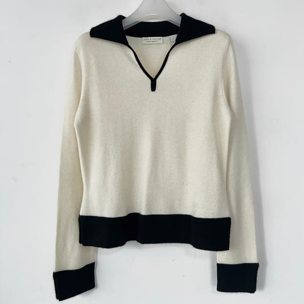 LORD & TAYLOR 캐시미어 카라 니트