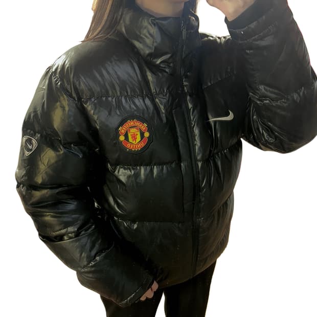 나이키 맨유 2009 패딩 자켓 (L) 푸퍼 덕다운