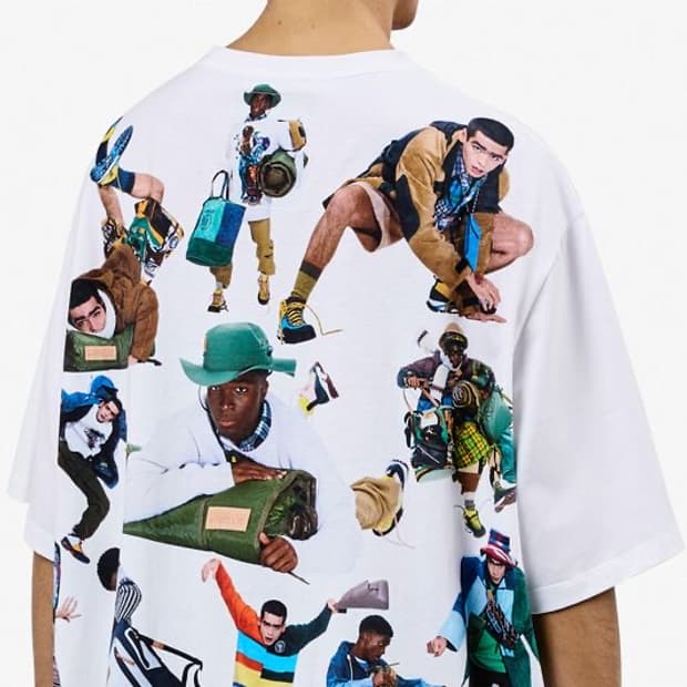 로에베 / 쇼 온 어 셔츠 오버사이즈 티셔츠