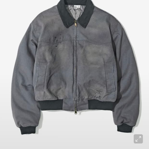 파르티멘토  누빔자켓 블루종 M