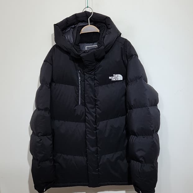 (3XL) 노스페이스 거위털 패딩점퍼 블랙 빅사이즈 구스다운 자켓 