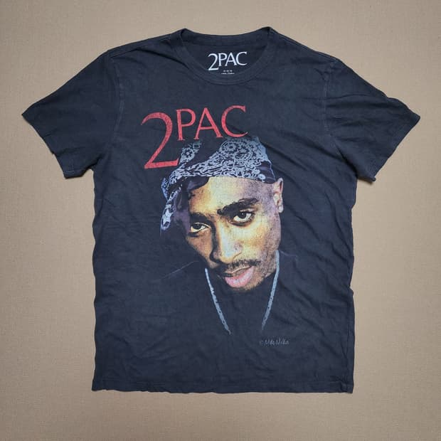 2PAC 투팍 오피셜 라이선스 포토 티셔츠
