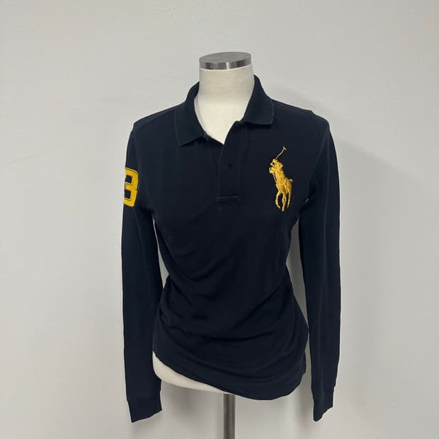 대장급 폴로 빅포니 딱붙 긴팔 