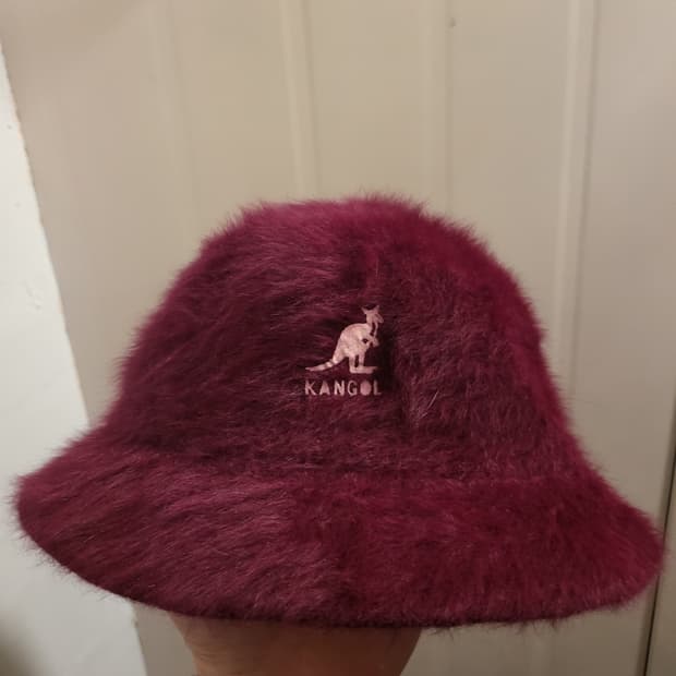 캉골 앙고라 버킷햇 벙거지