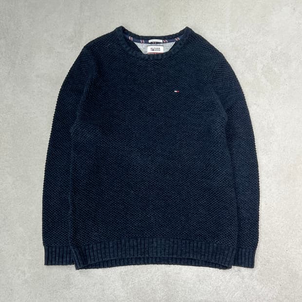 타미힐피거데님 와플니트 s09805