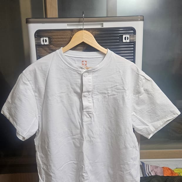 빔즈플러스 헨리넥 xl 화이트