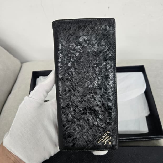 [보증서 정품]프라다 사피아노 장지갑