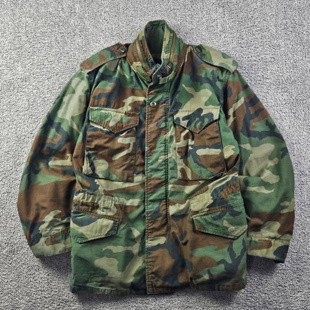 US ARMY 밀리터리 카모 필드 자켓 ( M추정 ) / 11148