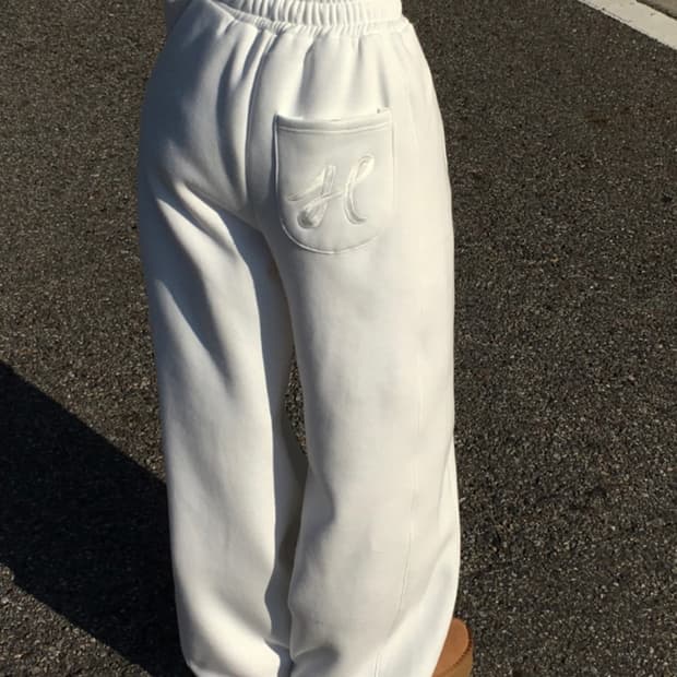 히니크 자체제작 기모자수 트레이닝팬츠