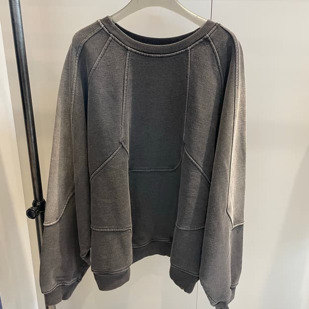 아조바이아조 Paneled Denim Sweatshirt