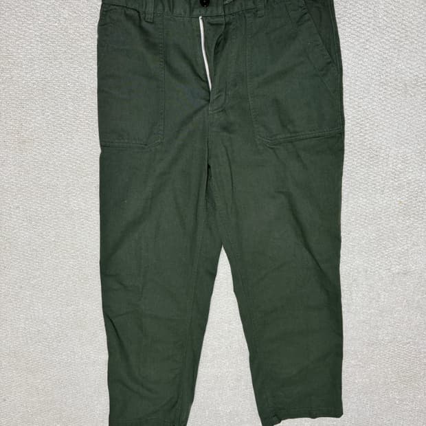 유니폼브릿지 코튼 퍼티그 팬츠 32사이즈