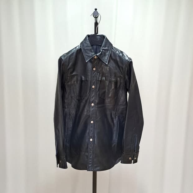 (택포) ABAHOUSE 아바하우스 산양가죽 셔츠 2 B642