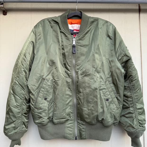 알파인더스트리 ma-1 올리브 L 내고 가능