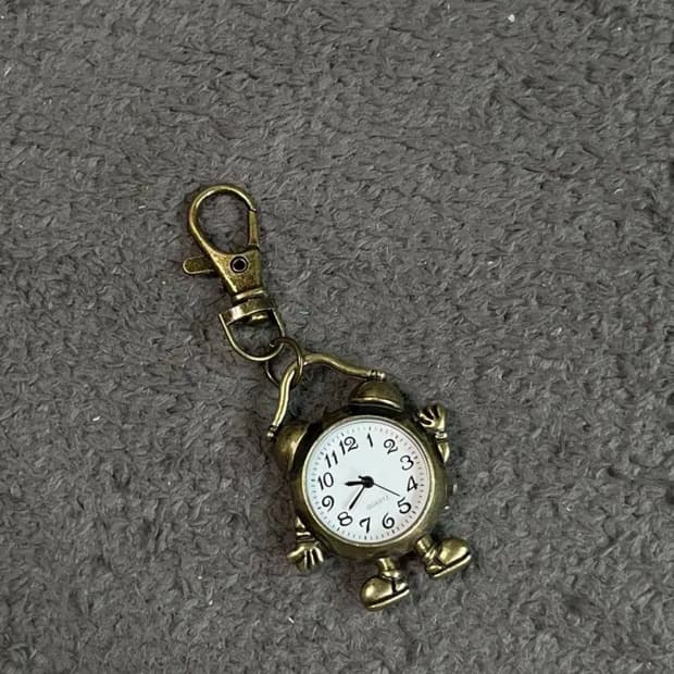 [새상품] 진짜시계키링 알람 시계 빈티지