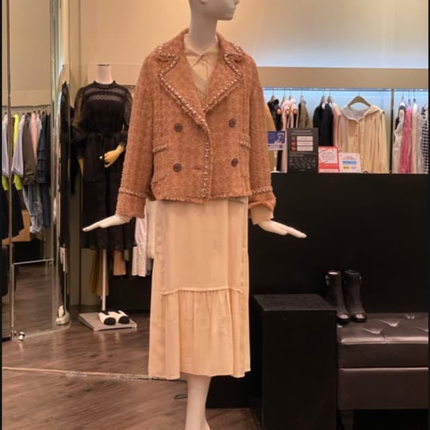 오즈세컨 트위드 자켓 82-94-160사이즈