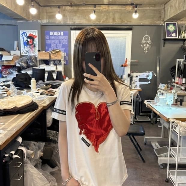 Dolce & Gabbana Velvet Heart T-Shirt