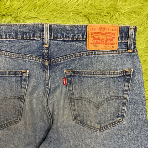 [37] 리바이스 505 레귤러핏 데님팬츠 00505-1756