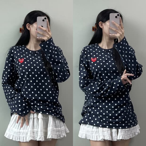꼼데가르송 롱슬리브