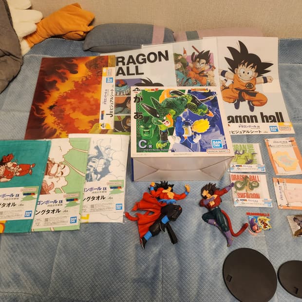 제일복권 드래곤볼 히스토리 C상 + 손오공 베지터  초사이언4  + 하위