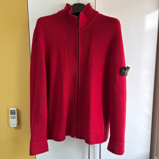 빈티지 스톤아일랜드 도킹 니트집업