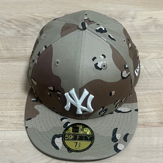 738 뉴에라 뉴욕 양키스 스냅백 모자 59피프티 베이직 식스데이 카모