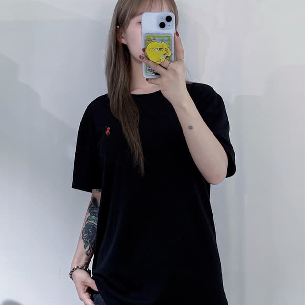 폴로랄프로렌 레드포니 블랙 반팔