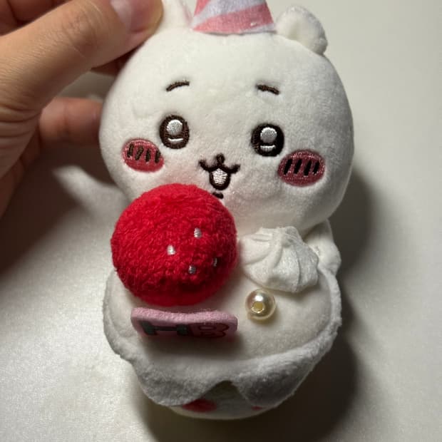 치이카와 케이크 인형 키링