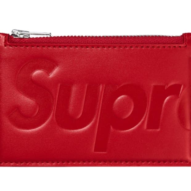 슈프림 지갑 레드 새상품