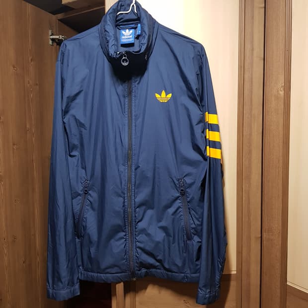 95-100/ 아디다스 /경량 바람막이 네이비/95100-407