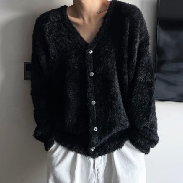 런던 모헤어 가디건