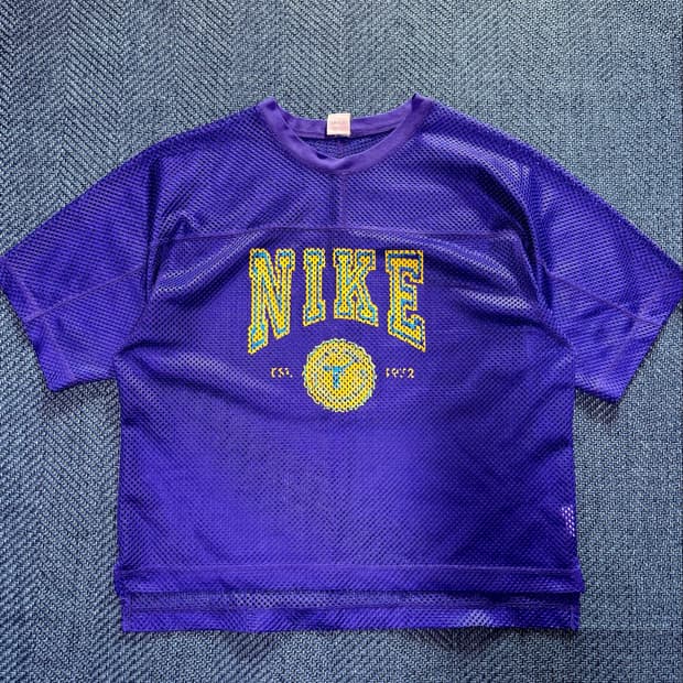 90s 올드스쿨 나이키 메쉬 반팔티셔츠